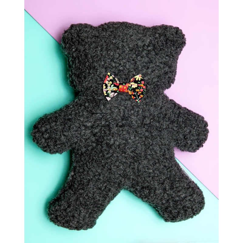 Lavender Bedtime Bear Plush Dog Toy (Made in the USA)