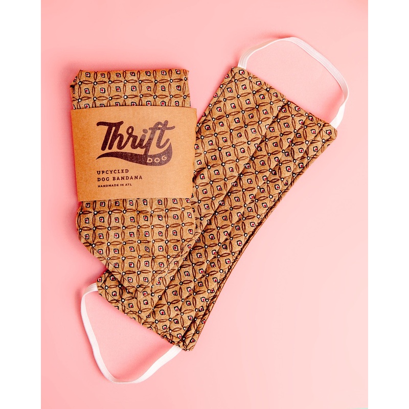 Matching Face Mask & Dog Bandana Set in Evil Eye
