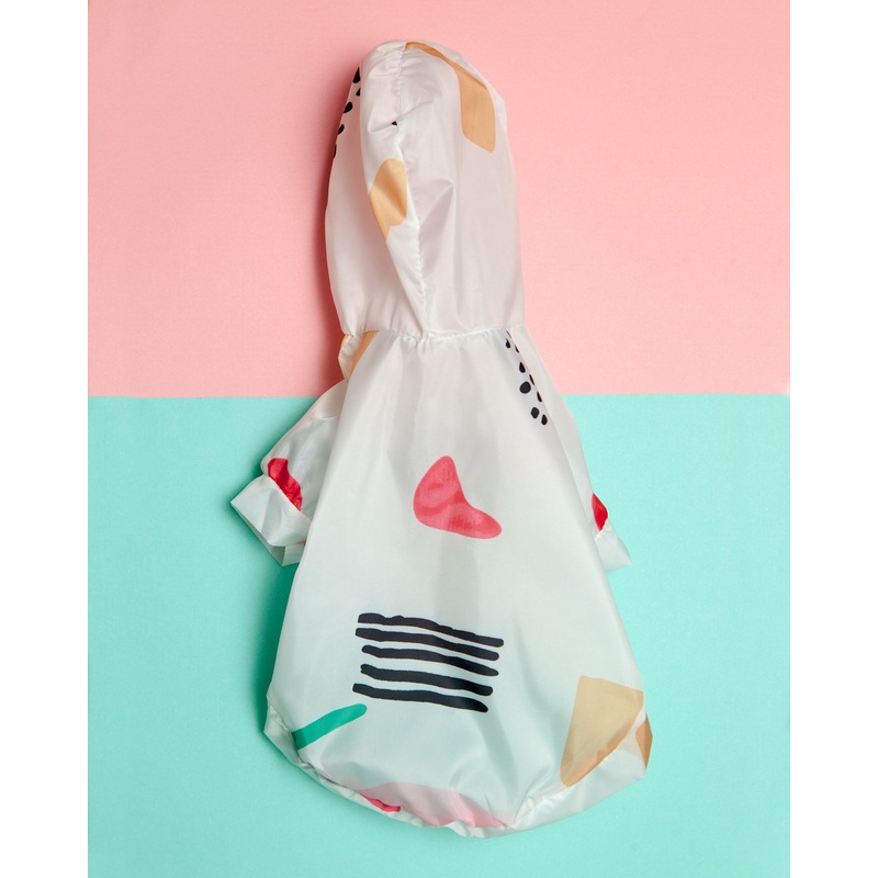 Whisper-Thin Dog Windbreaker in Plant Me Up
