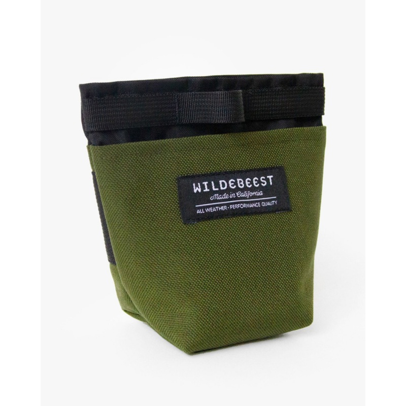 Alamo Dog Treat Pouch in Olive Green