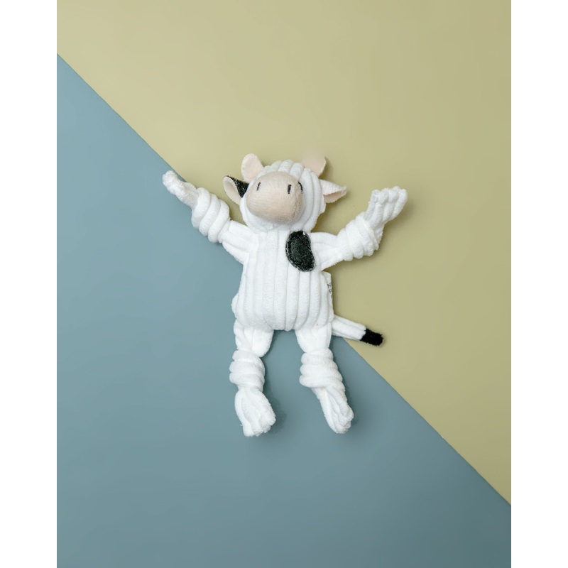 Cow Knottie Tiny Dog Plush Toy