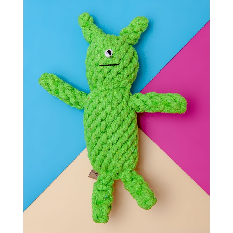Norman the Alien Rope Dog Toy