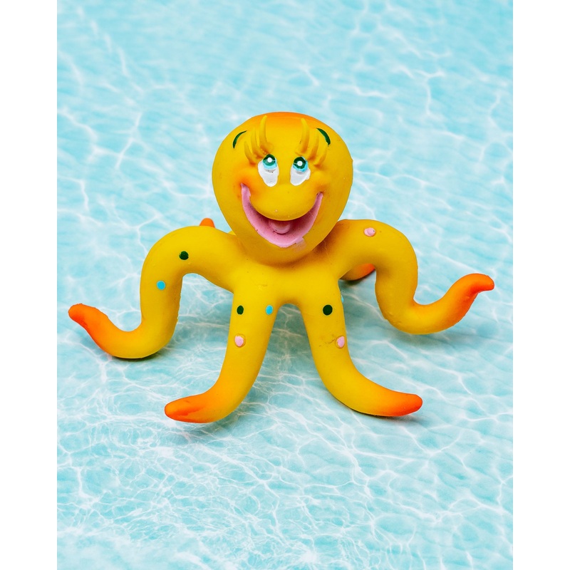 Ollie Octopus Soft & Squeaky Latex Dog Toy