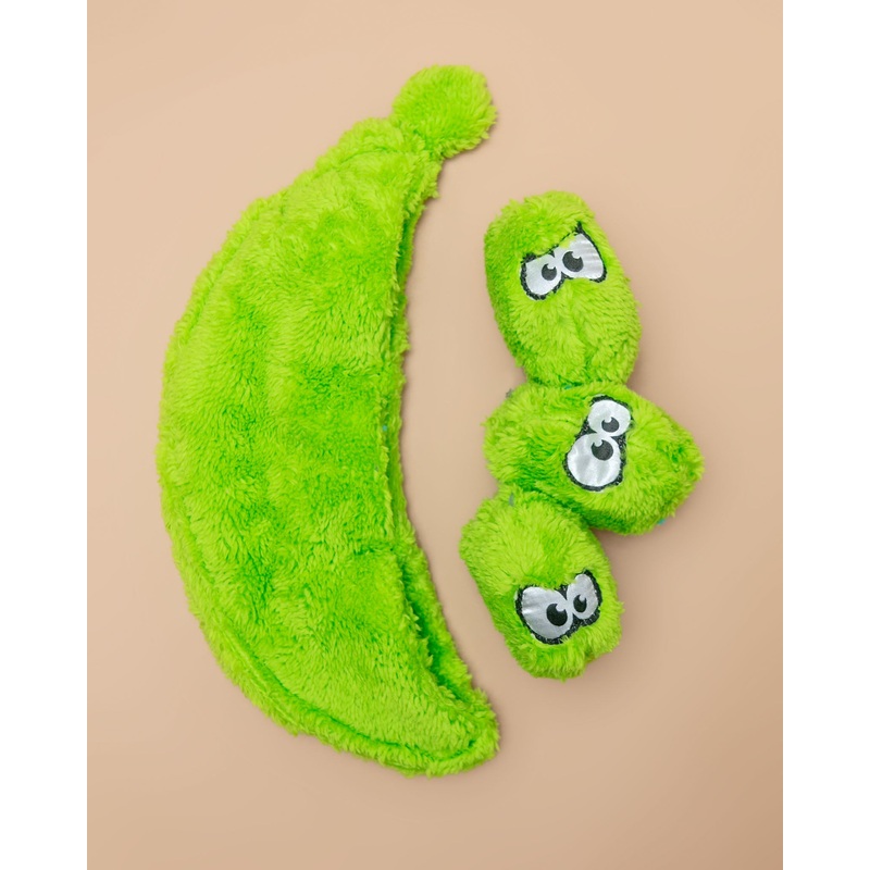 Peas in a Pod Plush Interactive Plush Dog Toy (Made in the USA) << CLEARANCE >>