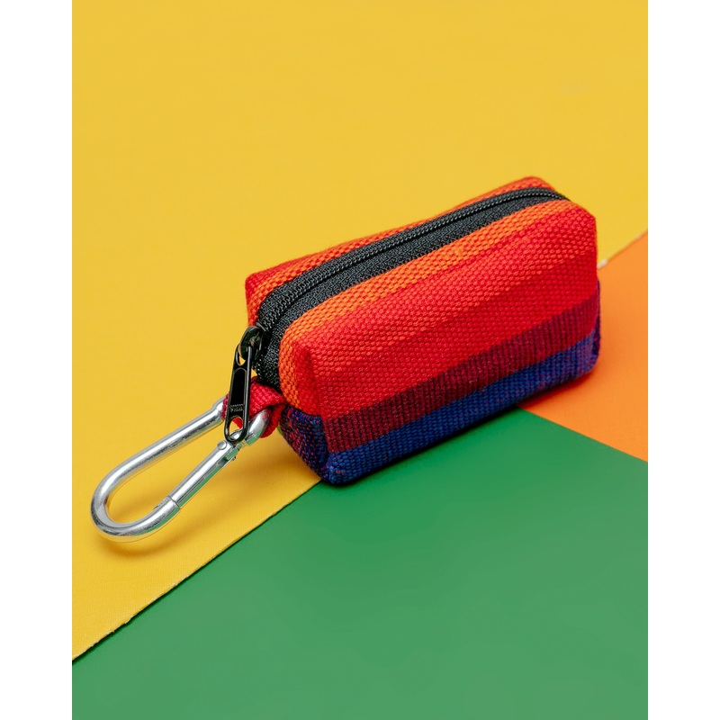 A Case Of Stripes Poo Bag Holder in Rainbow << FINAL SALE >>