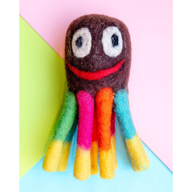 Otis the Octopus Wool Dog Toy (FINAL SALE)