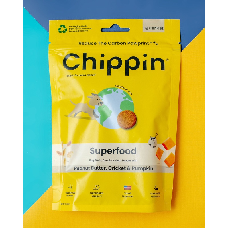 Peanut Butter, Cricket & Pumpkin Dog Treats