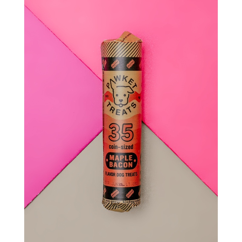 Roll of Maple Bacon Pawket Dog Treats << FINAL SALE >>