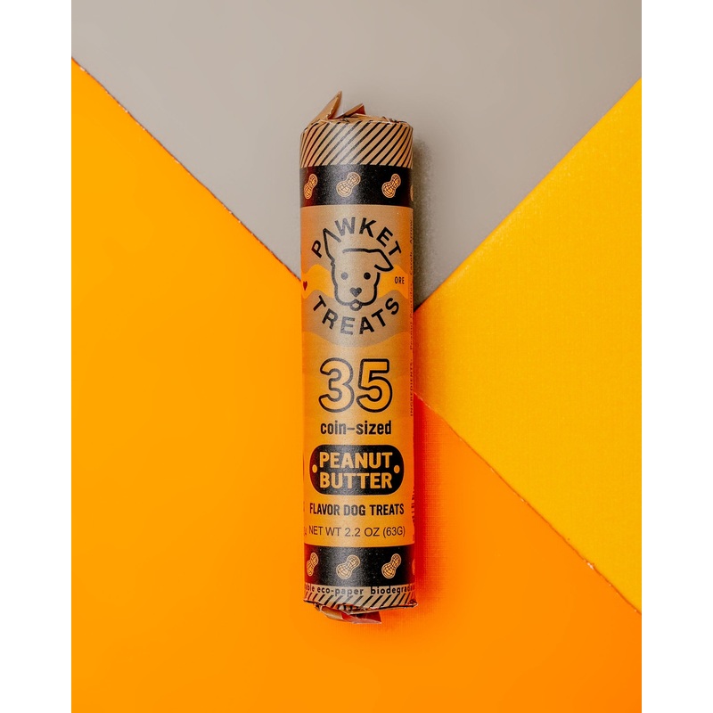 Roll of Peanut Butter Pawket Dog Treats << FINAL SALE >>