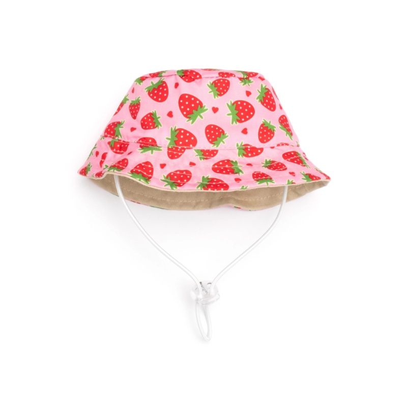 Strawberry Bucket Hat for Dogs