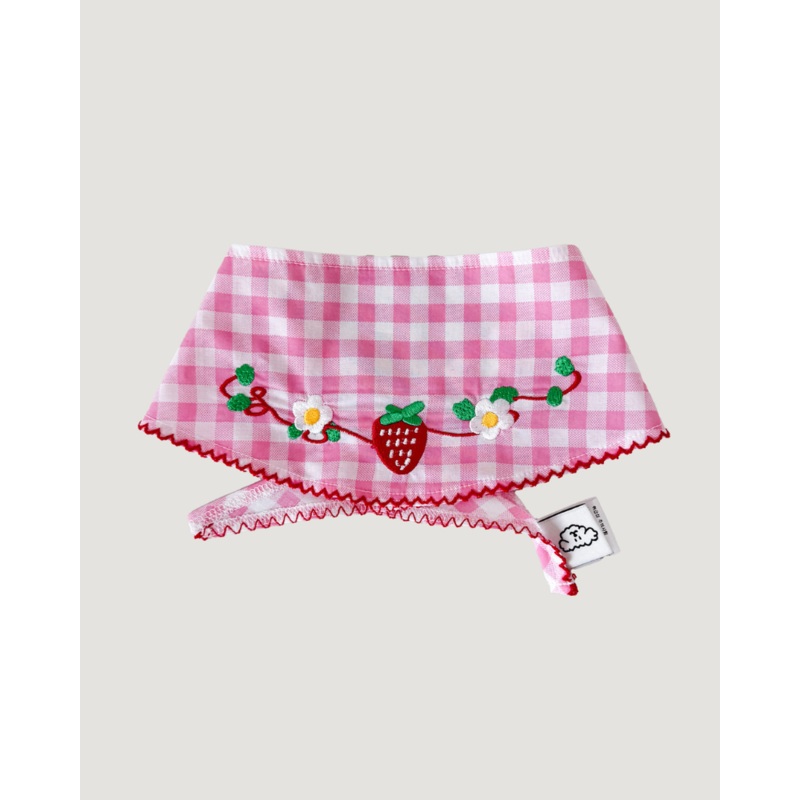Strawberry Farm Dog Bandana (FINAL SALE)