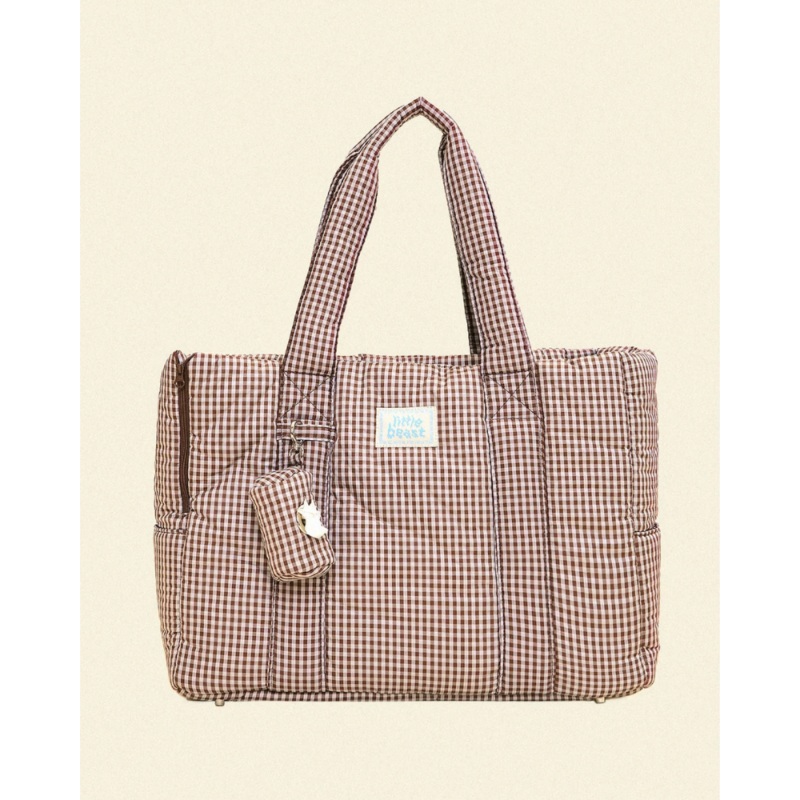 The Little Beast Dog Carrier in Coffee Cream