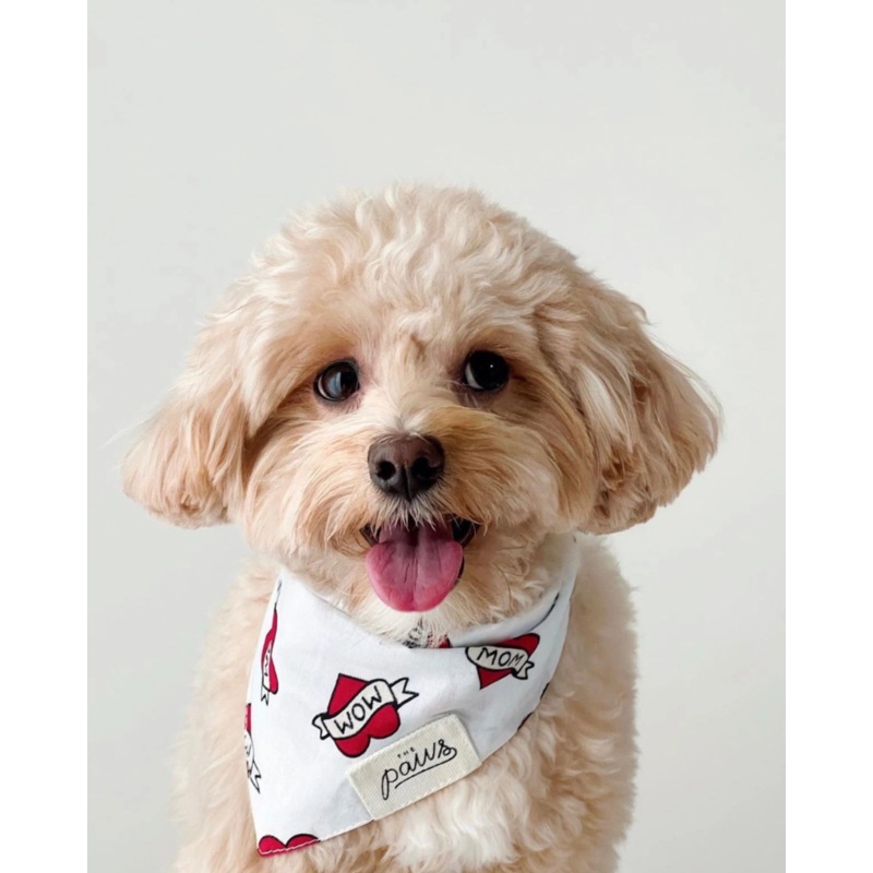 Love MOM Dog Bandana|Small|Medium|Large