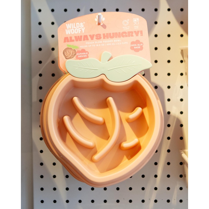 Peach Slow Feeder for Dogs
