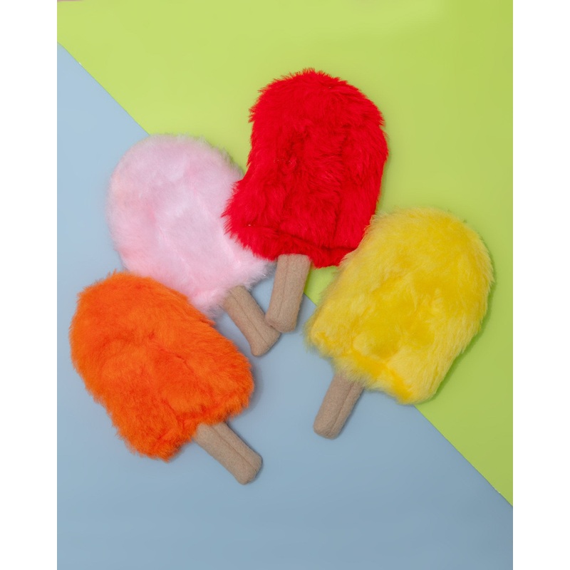 Popsicle Plush Crinkle Dog Toy (Made in the USA) << CLEARANCE >>