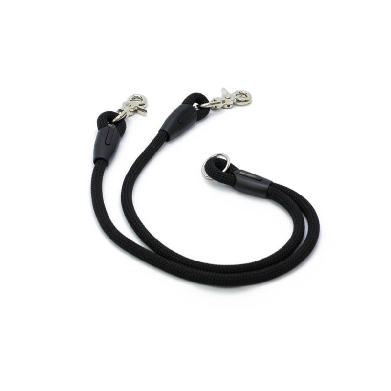 Splitter Dog Leash in Midnight Black (Made in the USA)