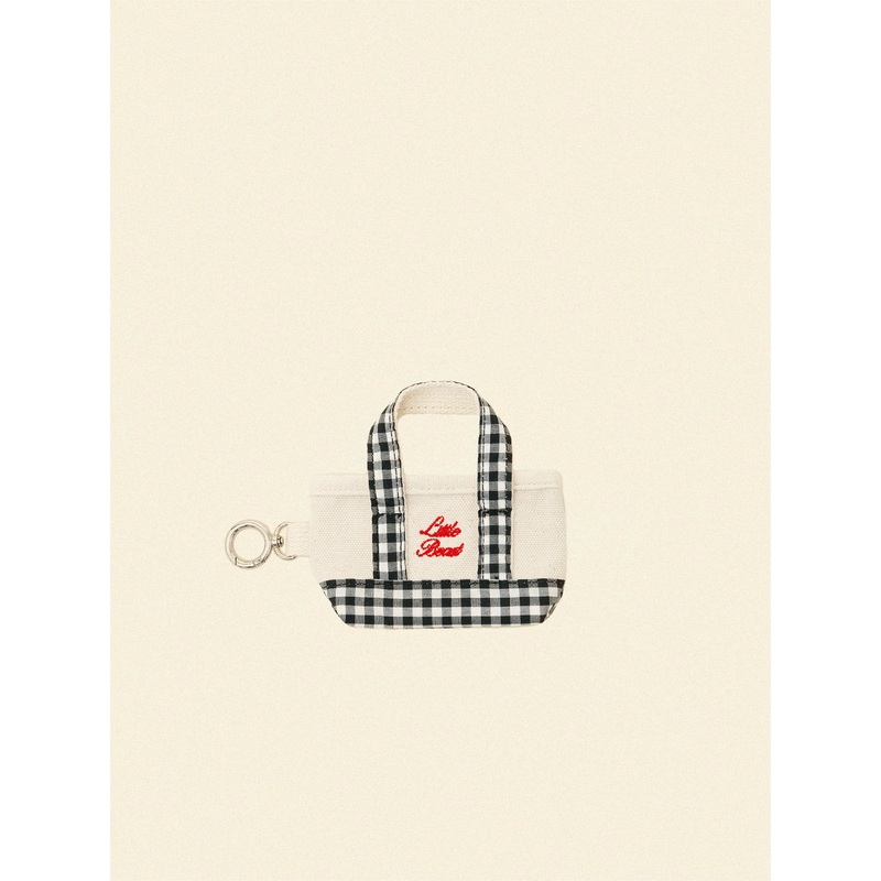 The Little Beast Poop Bag Tote in Gingham