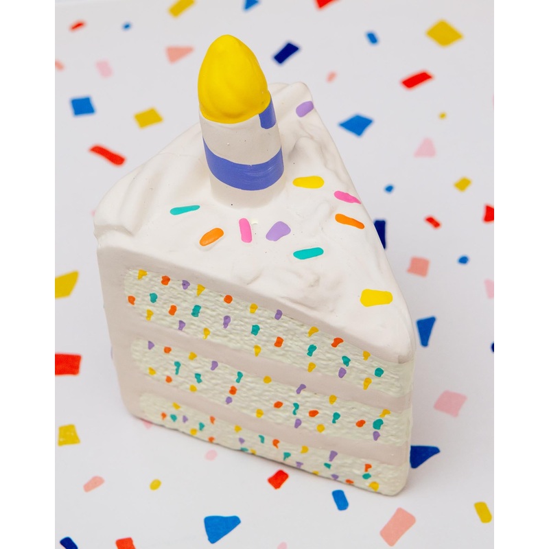 Yappy Birthday! Latex Cake Dog Squeaky Toy