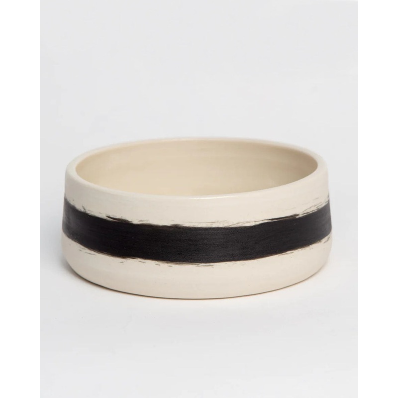 Black Brush Stroke Dog Bowl (DOG & CO. Exclusive)