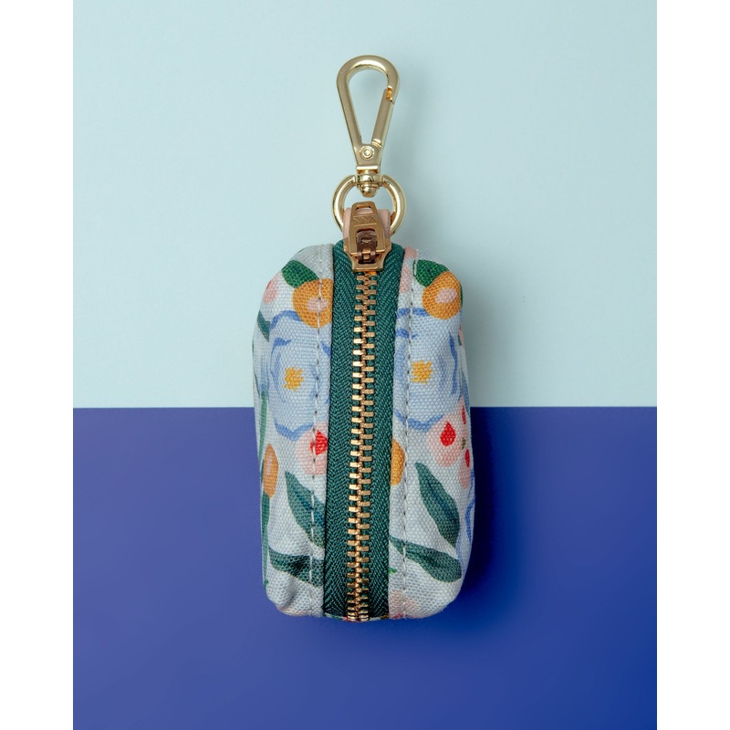 Gathered Print Floral Dog Leash Bag (Made in the USA) << FINAL SALE >>