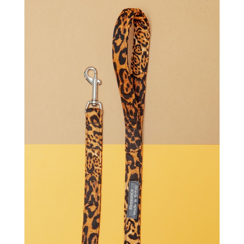 Leopard Print Dog Leash << CLEARANCE >>