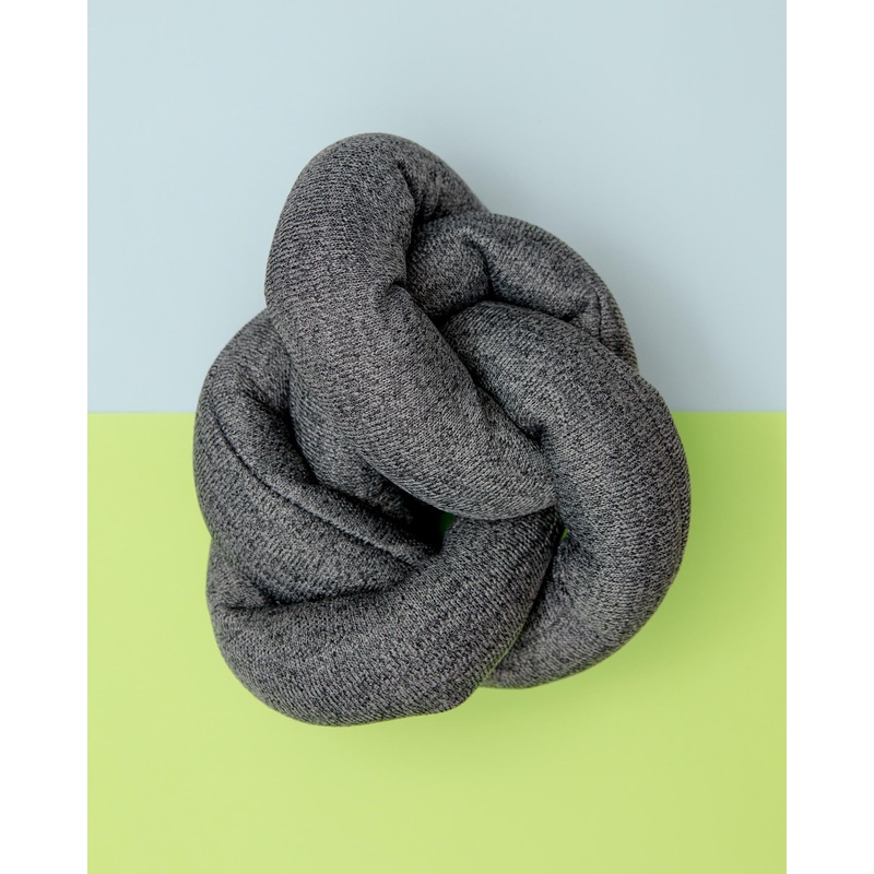 Nou Interactive Crinkle Dog Toy in Charcoal Grey