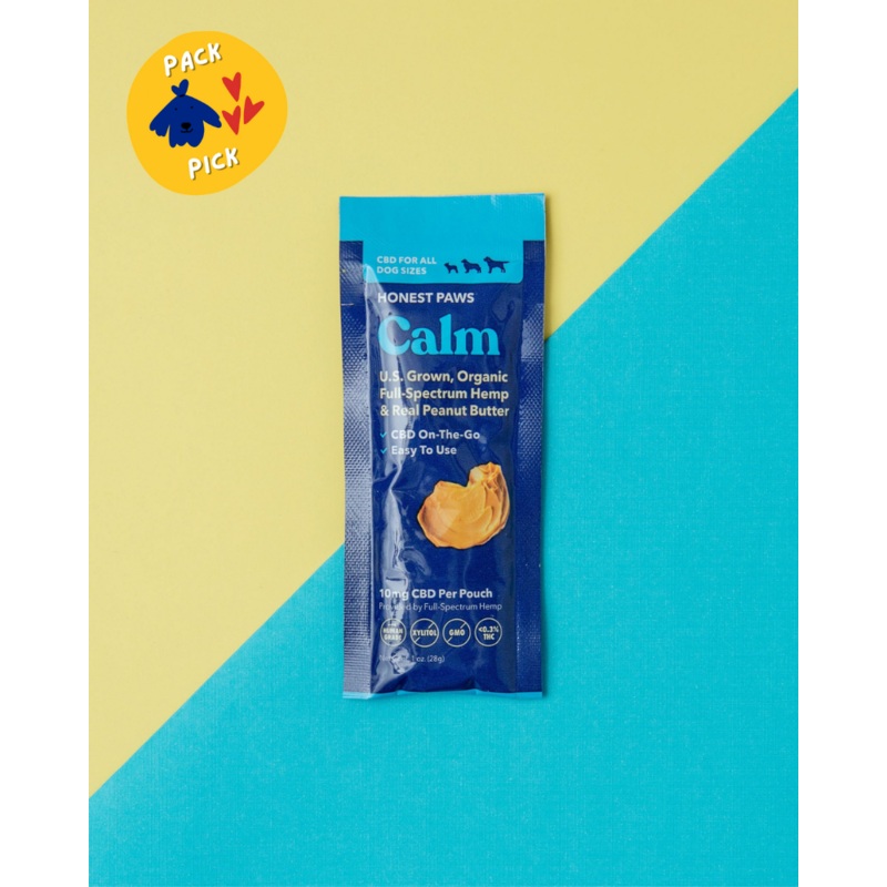 On-the-Go Calming CBD Peanut Butter Pouches