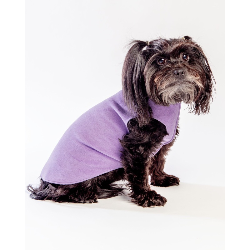 Pullover Stretch Dog Fleece in Lavender