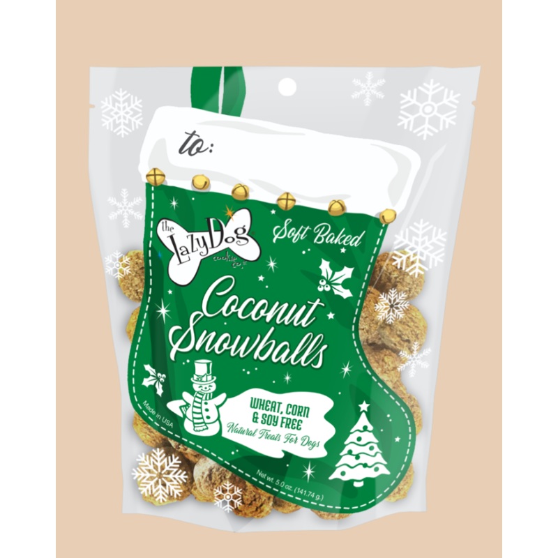 Coconut Snowballs Soft Baked Dog Treats (Made in the USA) << FINAL SALE >>