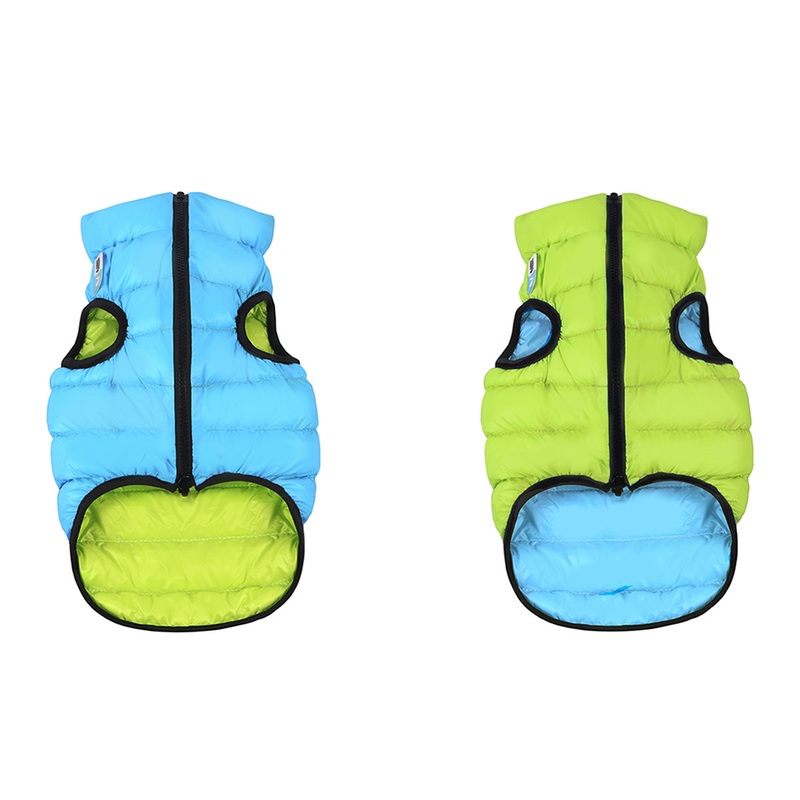 COLLAR BRAND | Reversible AiryVest in Light Green and Blue (with Harness Hole)