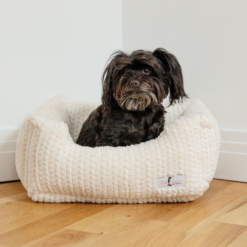 Paris Dog Bed in Ivory (Made in the USA) (Direct-Ship)
