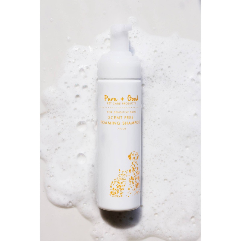 Scent Free Foaming Shampoo for Dogs & Cats