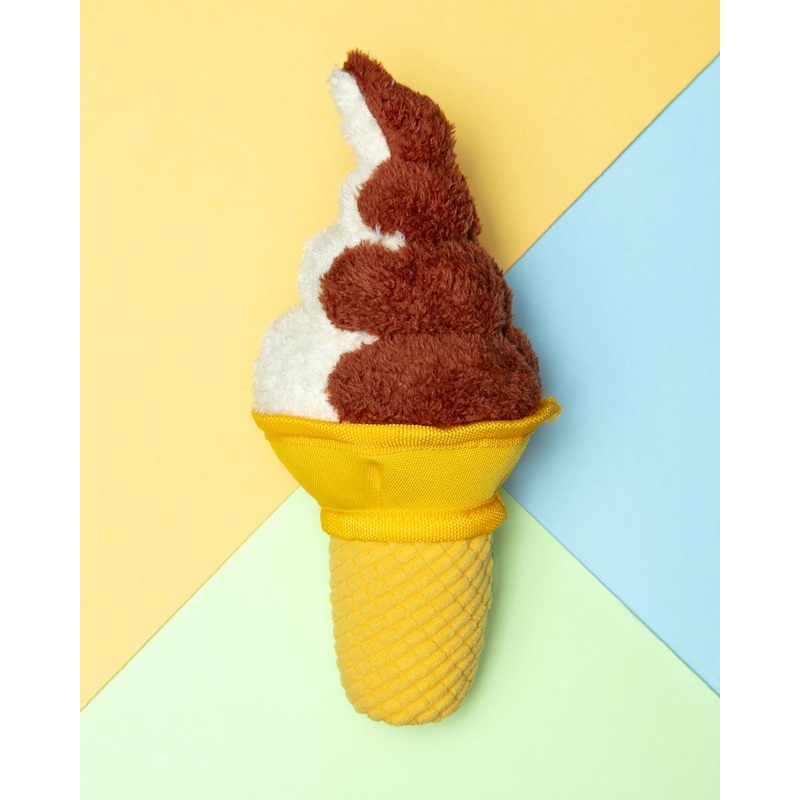 Soft Serve Giggle Stick Ice Cream Cone Dog Toy (FINAL SALE)