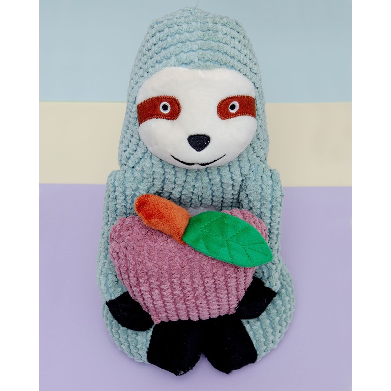 Sydney the Sloth Crunchy Plush Dog Toy