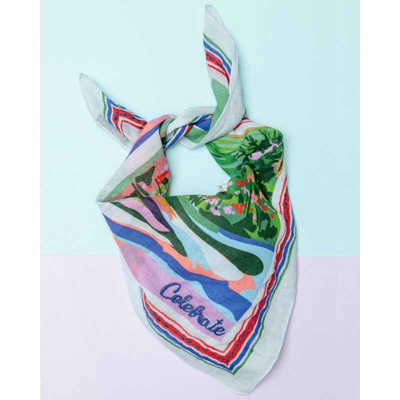 Celebrate! Embroidered Dog Bandana (FINAL SALE)