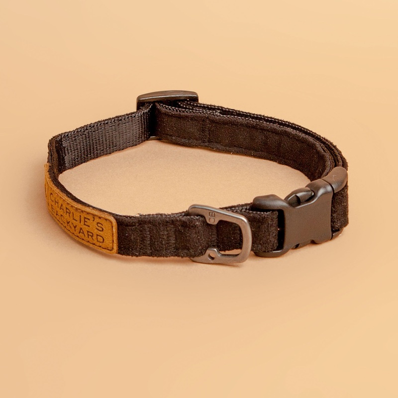 Easy Dog Collar in Black|Small 9-12|Medium 11-16