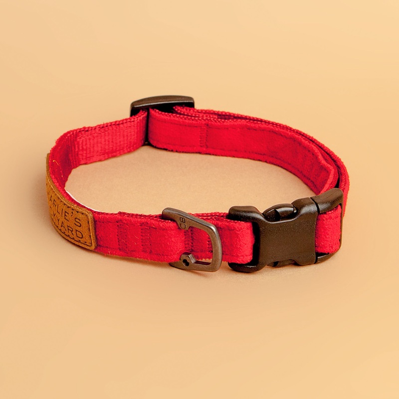 Easy Dog Collar in Red|Small 9-12|Medium 11-16