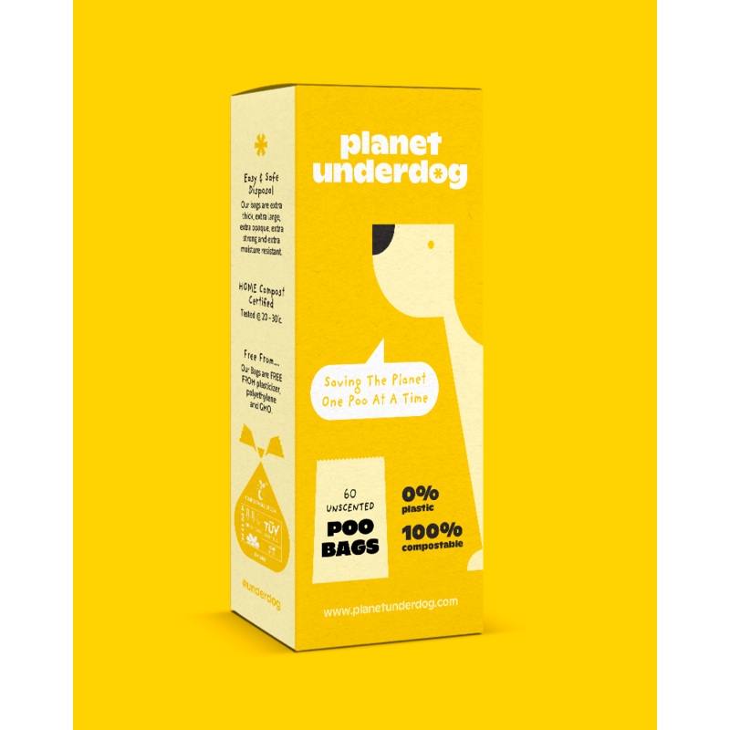 Full of Sh*t Compostable Poop Bags (60 bags)