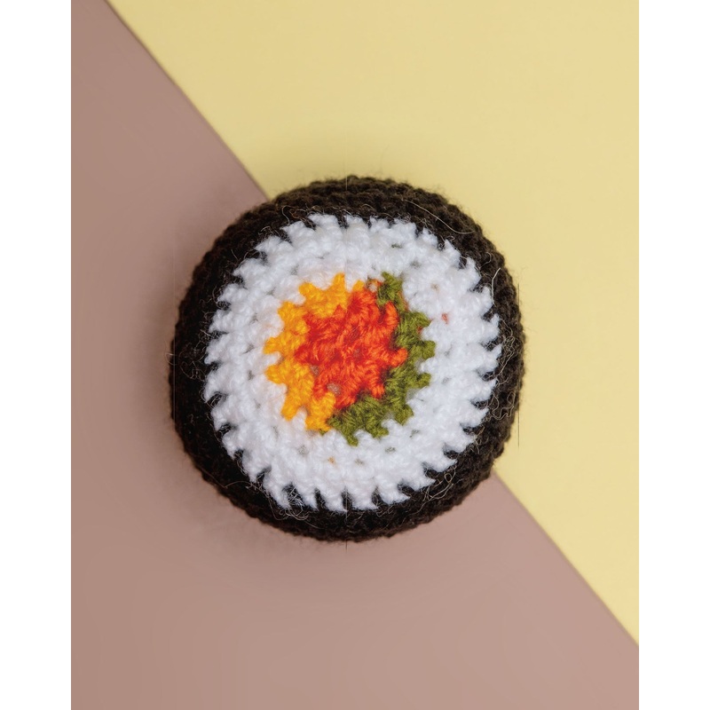 Handknit Squeaky Sushi Dog Toy (FINAL SALE)