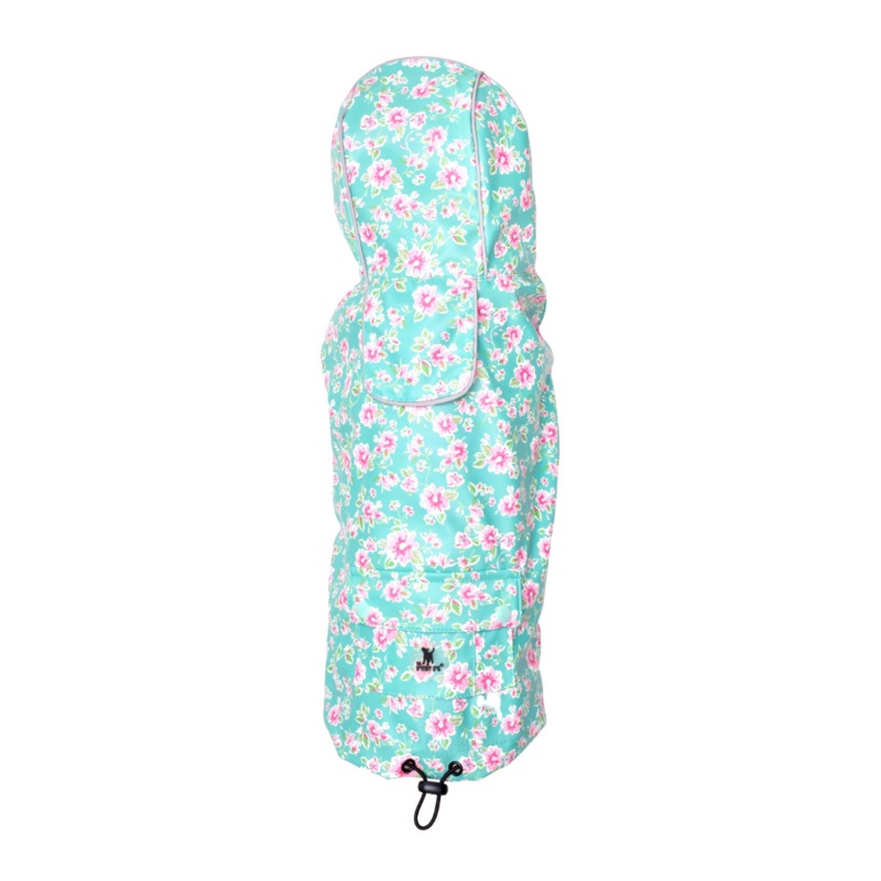 London Dog Raincoat in Teal (FINAL SALE)