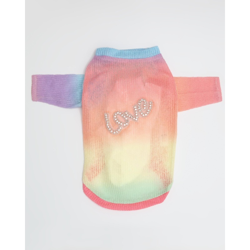 Love Rainbow Ombre Dog Sweater (CLEARANCE)