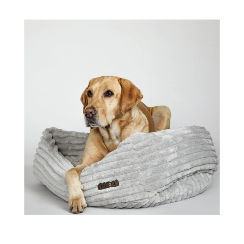 Napper Dog Bed in Luna Grey (Custom/Direct-Ship) (Made in the USA)