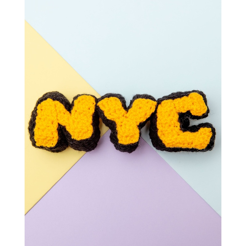 NYC Hand-Knit Dog Squeaky Toy (Dog & Co. Exclusive) (FINAL SALE)
