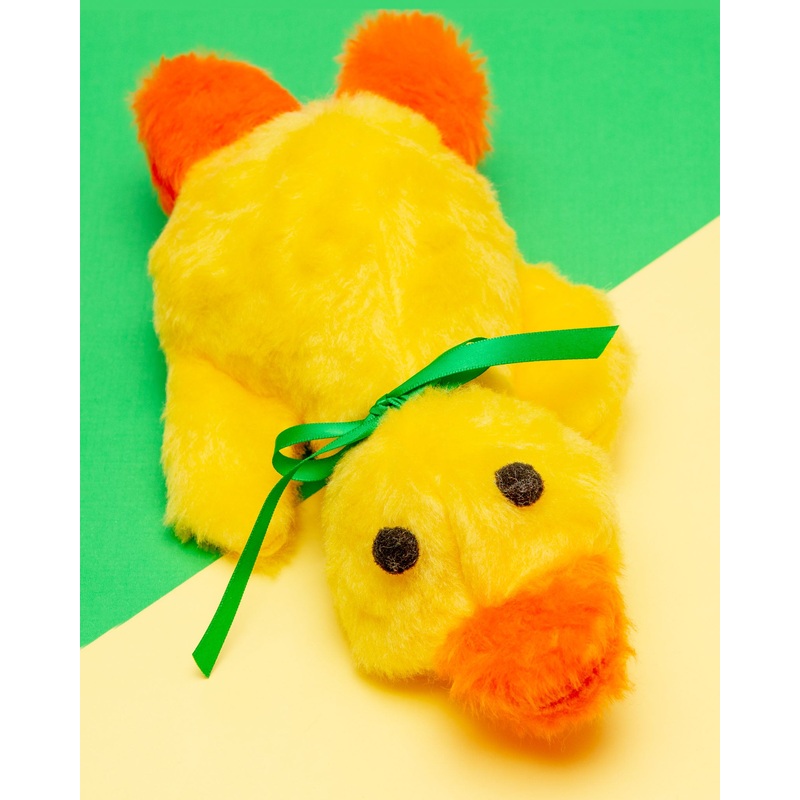 Paddling Duck Squeaker Dog Plush Toy (Made in the USA)
