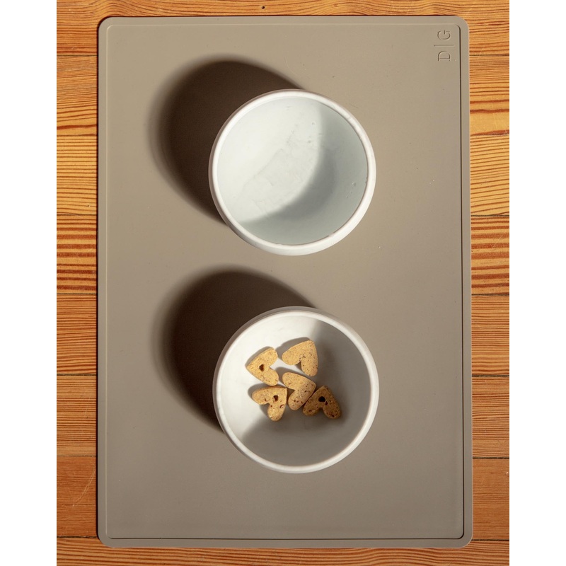 Silicone Dog Feeding Mat in Grey