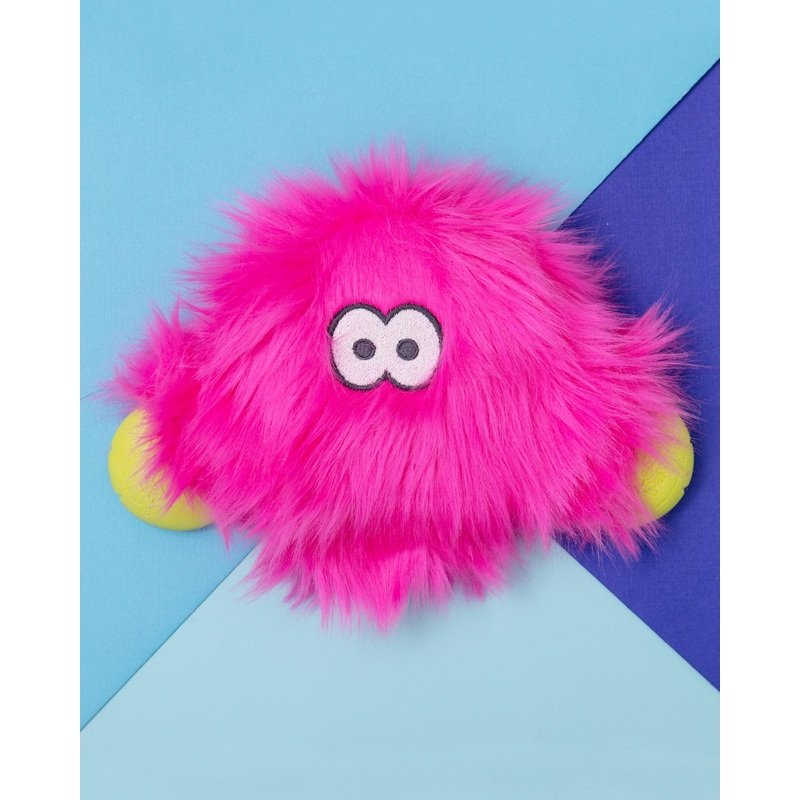 Taylor Durable Dog Plush Toy in Hot Pink (Made in the USA)