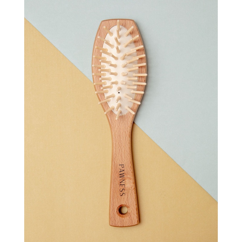 Wooden Vegan Dog Hair Brush|Small|Medium