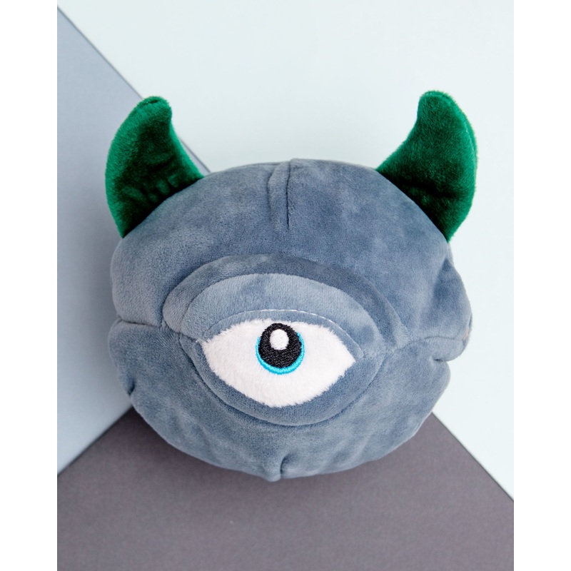 3-In-1 Monster + Eyeball + Squeaky Ball Dog Toy
