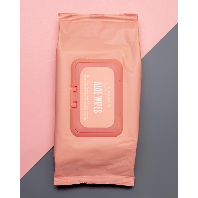 Biodegradable Aloe Pet Wipes