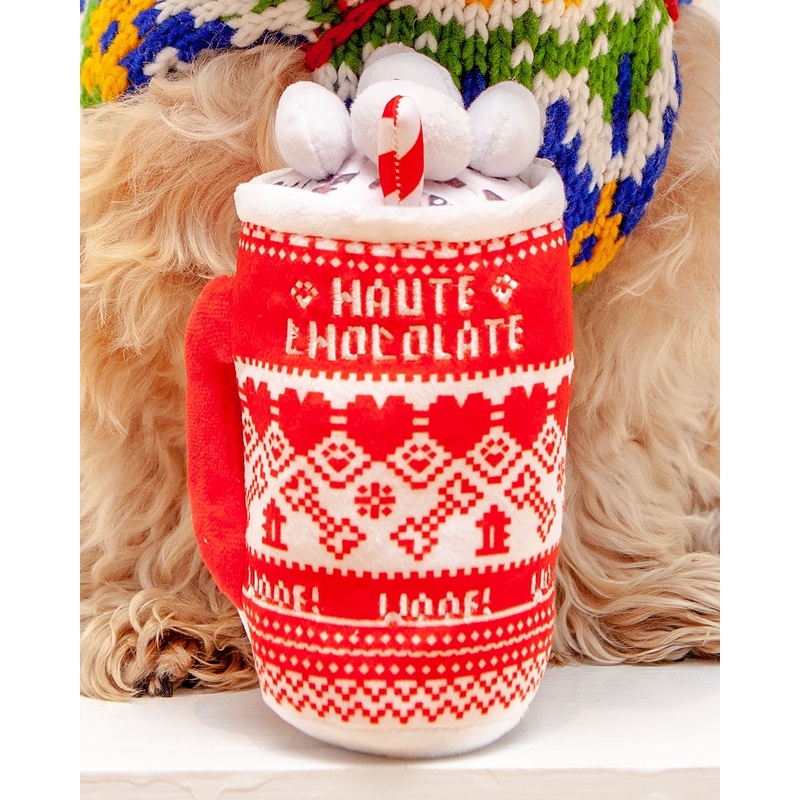 Haute Chocolate Dog Squeaky Toy